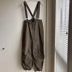 ゲバコ　GEVACO　サスペンダー付きパンツ　サロペット　立体　ドロスト　38