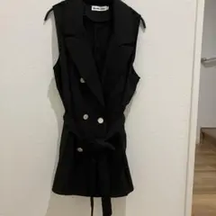 低身長さん向けジレとパンツのセットアップ