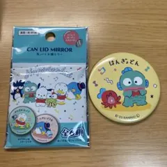 サンリオの缶バッジ風ミラー   ハンギョドン