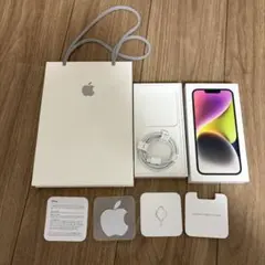 Apple iPhone 14 付属品 本体なし 箱 ケーブル
