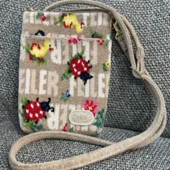 フェイラー 花柄スマホショルダーバッグ