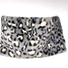 アニマルボア　ネックウォーマー　ハンドメイド