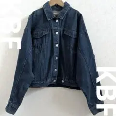 【KBF】デニムジャケット（size1）ダークブルー