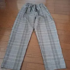 デビロック130センチゆったりチェックロングパンツ女の子