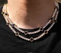 Motif Tennis Chain Necklace