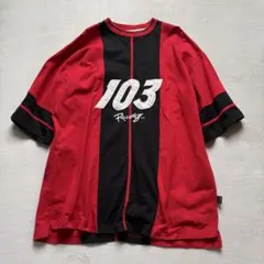 暇*人様 FUBU フブ Tシャツ 刺繍 ビッグサイズ 肉厚XXL 古着 y2k