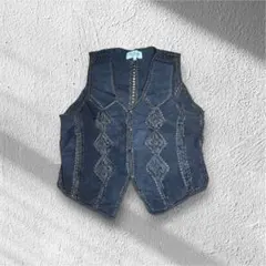 ヴィンテージ レトロ レザー スエード ベスト 黒 ブラック