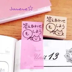 先生はんこ　答えあわせもしようしろねこ　560