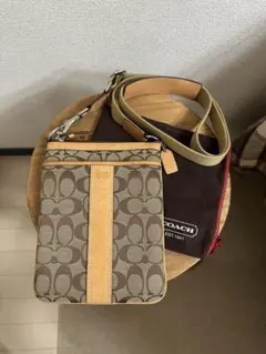 COACH コーチ ショルダーバッグ ブラウン　サコッシュ