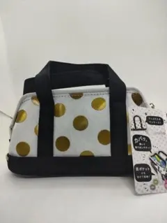 新品未使用品 コクヨ ペンケース ドット柄 金 ゴールド