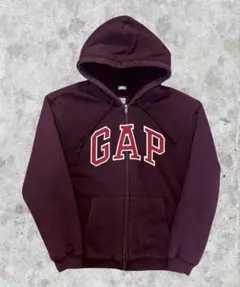 00s archive old gap ジップパーカー　紫　短丈　Y2K