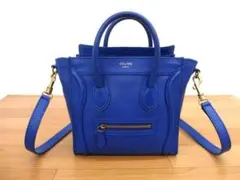 美品 セリーヌ 168243 ラゲージ ナノショッパー 2way ハンドバッグ