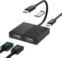 HDMI Type-C 変換アダプター 4K@60Hz映像出力