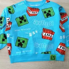【新品未使用タグ付き】マインクラフト　トレーナー　サイズ１２０