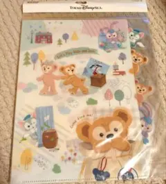 新品【大変希少】ダッフィ シェリーメイ クリアファイル メモ 新品【大変希少】ダッフィ シェリーメイ クリアファイル メモ 新品