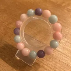 菩提 ビーズ ブレスレット ふんわり パステル マカロン
