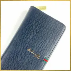 新品未使用　長財布 ユニセックス ラウンドファスナー イタリアンデザイン 黒