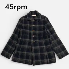 美品　45RPM　ネイビー　ウールジャケット　45アールピーエム 圧縮ウール imgrc0115980642.jpg