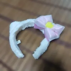 USJ リボン付き白カチューシャ