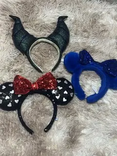 ディズニーカチューシャ3点セット