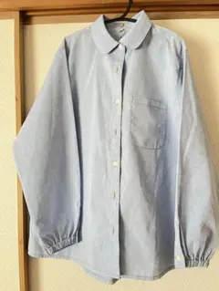 デニム長袖シャツ
