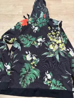 OXYGEN フローラルプリント フーディー Lサイズ