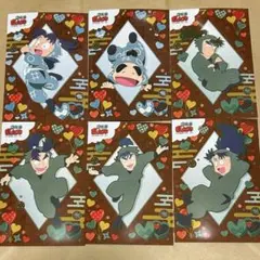 忍たま乱太郎　ファミマブロマイド　きり丸　しんべヱ　長次　小平太　留三郎　文次郎