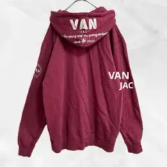 b931 VAN プルオーバーパーカーL　ロゴ刺繍　90s00s ヴィンテージのサムネイル