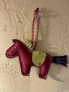 A-4【一点物】本革 馬チャーム｜2026年干支｜幸運のお守り