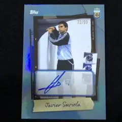 Javier Saviola サビオラ Topps Focus /99 Auto