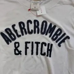 Abercrombie ＆Fitch白Tシャツ、男女兼用、マッスルフィット
