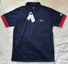 新品未使用　FILA ネイビー/レッド ポロシャツ