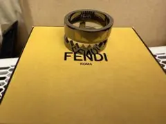 M*e様 FENDI バグズリング 人気【FENDI】贈り物にも！ バグズリング ブラック 黒 指輪 S,M (FENDI