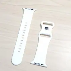 Apple Watch用ホワイトシリコンバンド