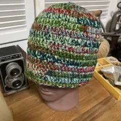 559 バケットハット クロシェハット ニット帽 手編み ハンドメイド