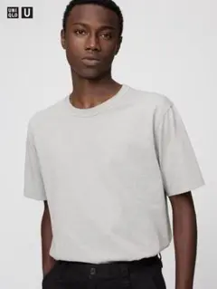 UNIQLO クルーネックTシャツ グレー Sサイズ