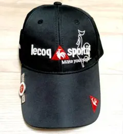 lecoq sportif ブラック キャップ