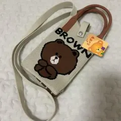 ブラウン ショルダー バッグ brown ショルダーバッグ LINE