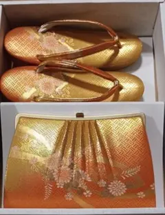 草履とクラッチバッグのセット