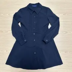 長袖　フォーマルワンピース　黒　140