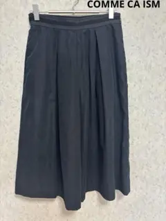 【コムサイズム】ブラック ワイドパンツ ガウチョパンツ　美品