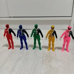 特捜戦隊デカレンジャー ミニフィギュア ソフビ 5体セット