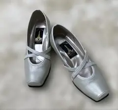 ✨TOWERBRAND TAMAGAWA ローヒール　パンプス　クロスベルト