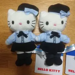 ハローキティ あしながver. マスコット ぬいぐるみ 2個セット サンリオ