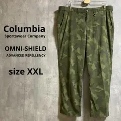 【XXL】Columbia オムニシールド搭載 撥水 防汚 カモフラ パンツ