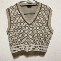 RELACHE Vネック ニットベスト M