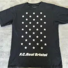F.C.Real Bristol スター柄 Tシャツ ブラック Mのサムネイル