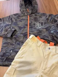 CSD 迷彩柄 スキー スノーボードウェア 150 美品