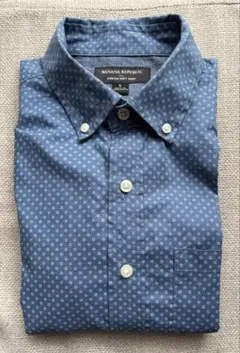 BANANA REPUBLIC ブルー 長袖シャツ