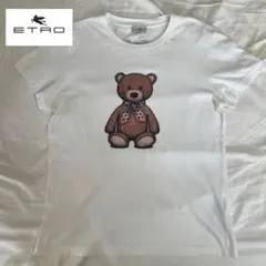 ETRO テディベア プリント Tシャツ ホワイトのサムネイル